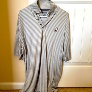 Mens large Champion SIUC golf polo